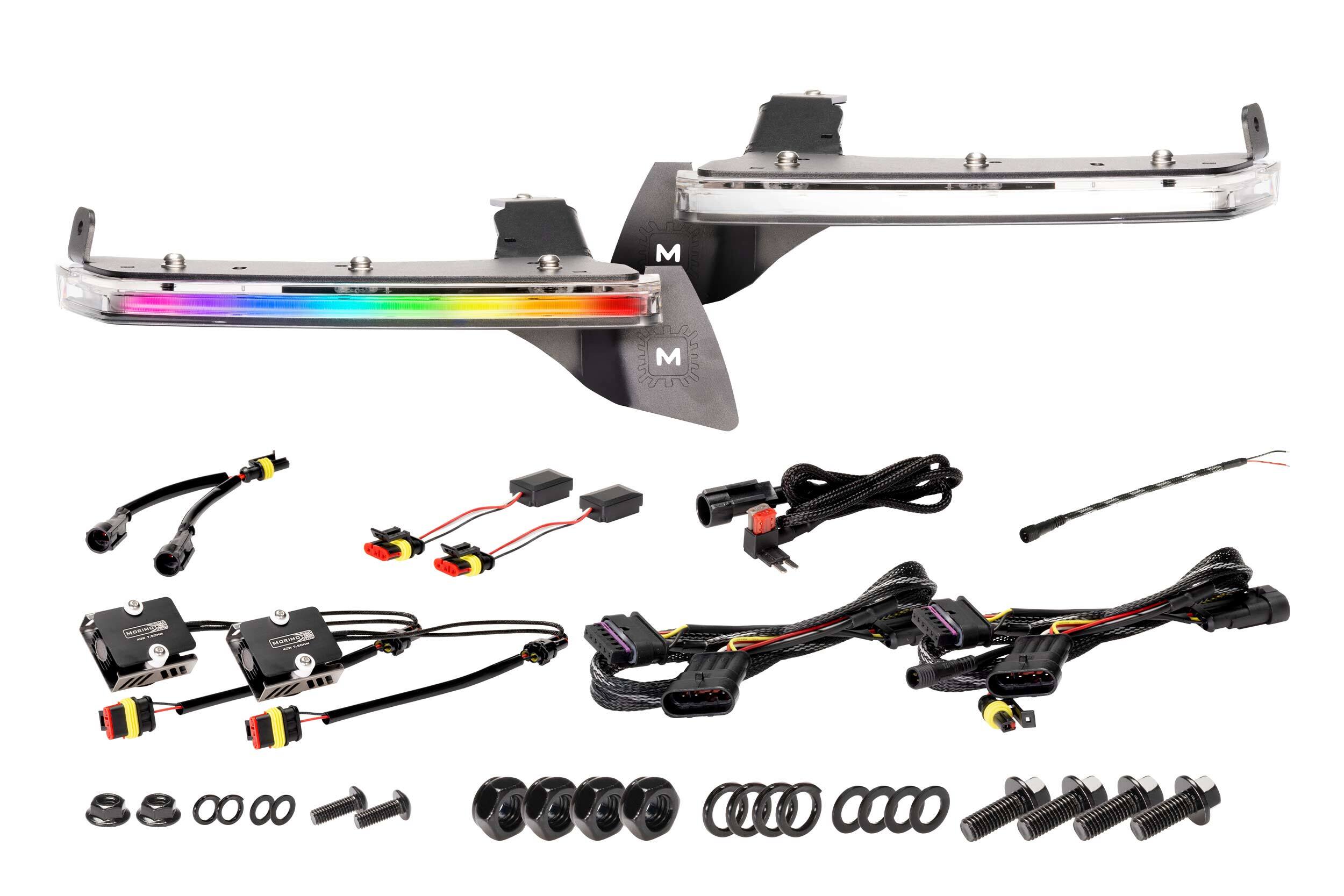 MORROW(モロー) Morimoto Super7 RGBW Halo Headlight Upgrade Kit LF479